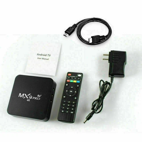 Smart TV Box Android 11.0 WIFI 6 Quad Core 4K UHD Media Stream Player MXQ PRO - Picture 3 of 12