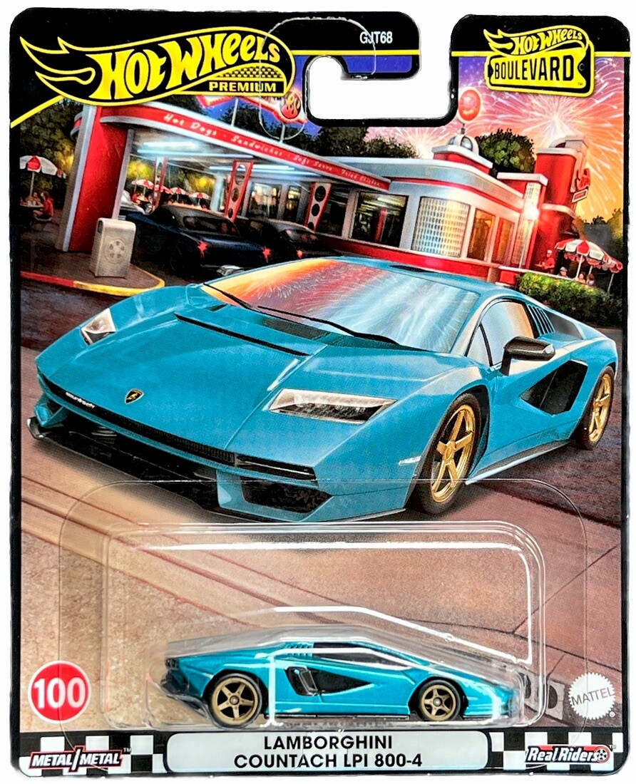 HOT WHEELS LAMBORGHINI COUNTACH LPI 800-4 BOULEVARD PREMIUM