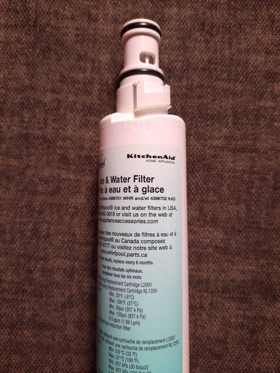 Whirlpool 4396701 WHR & 4396702 KAD Kitchen Aid Refrigerator Ice