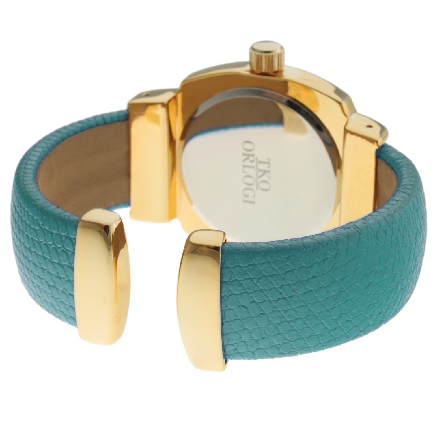 TKO ORLOGI Women's Large Face Wrist Watch with Crocodile Print Cuff Band eBay