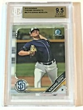 Adrian Morejon 2019 Bowman Chrome Prospects #BCP10 BGS 9.5 GEM MINT*Padres