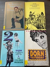 4 BOOKS BORN YESTERDAY OUR COUNTRY'S GOD SPUNK & THE COLORED MUSEUM SIX DEGREES