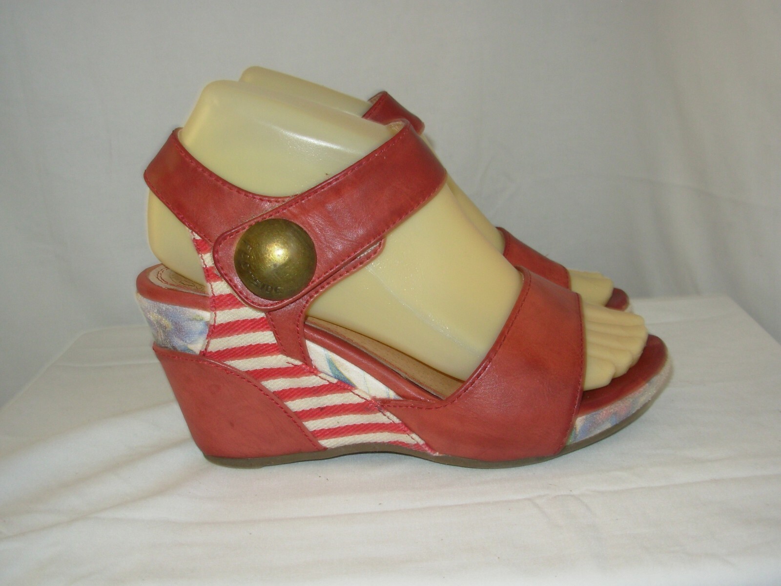 FOOTSIDE Sandalias De Cuña Talla 35 (Calza Grande = 36)