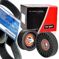 BOSCH 6PK2345 Keilrippenriemen + Rolle für SAAB 9-3 YS3D 2.0 2.3