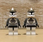 lego star wars minifigures Two (2) Clone Trooper P1  Gunners