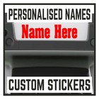PERSONALISED NAME STICKER |  MOTORHOME CAMPER RV CARAVAN | (BB435)