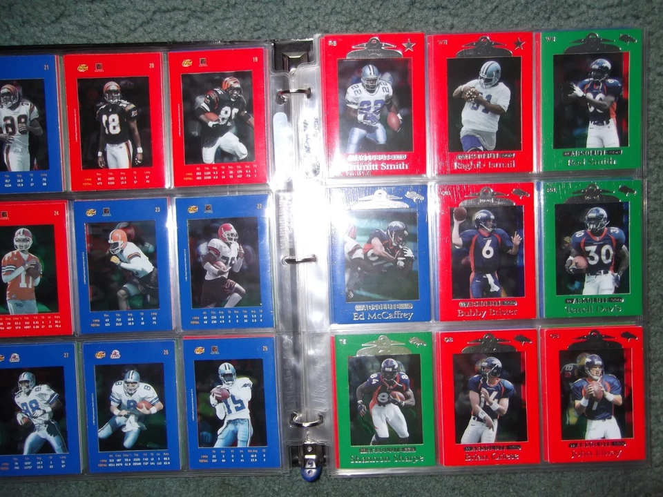 Juego completo de fútbol americano Playoff Absolute SSD 1999 1-110 sin SP **RARO** Foto 4 de 4