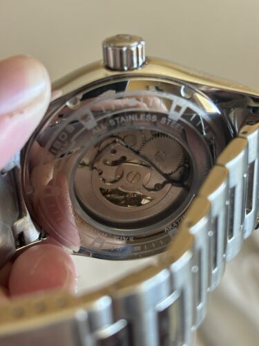 Akribos XXIV scheletro premier acciaio color argento 48mm - Foto 4 di 6