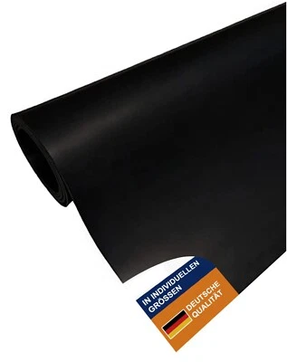 MARKENLOS NR/SBR Gummimatte 2mm stark 1200mm Gummiunterlage Gummiteppich bis 10m lang