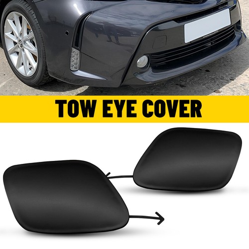 OEM 52128-47010 52127-47020 For 2010 2011 Toyota Prus Left & Rght Front Bumper Tow Hook Eye Cap Prius Tow Hook Cover