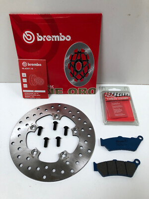 Brembo Bremsscheibe Bremse vorne + Bremsbeläge + Schrauben BMW C1 125 200