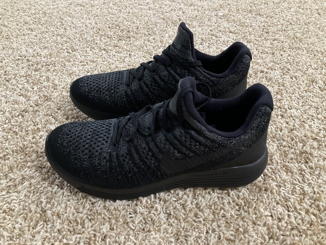 nike lunarepic flyknit 2 black