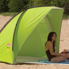 RoadTrip Beach Shelter, Shade with UVGuard, Privacy Door, Mesh Pockets, Poles.