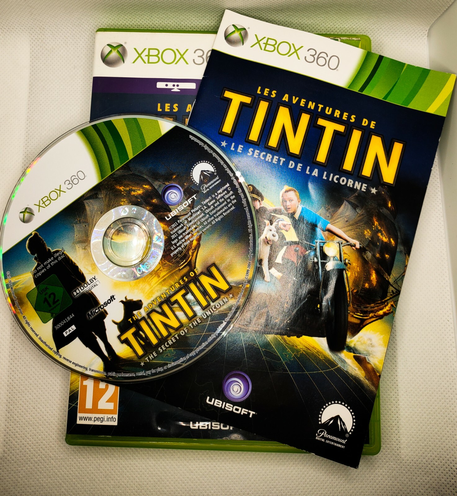 👻 Les Aventures de Tintin le Secret de la Licorne Xbox 360 PAL FR
