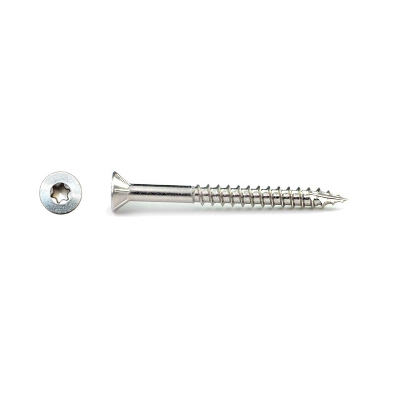 1000 Decking Screws Torx Stainless Steel 304 10G/Gauge 50mm Merbau