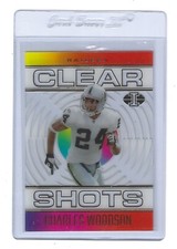 CHARLES WOODSON  2021 Panini Illusions Clear Shots Football Card #CS-13