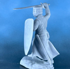 Resin Tabletop Miniature French Knight. Toy Soldiers 40  