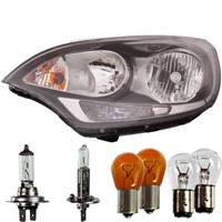 Halogen Scheinwerfer Rechts H7 Schwarz FüR KIA Rio III Inklusive Lampen
