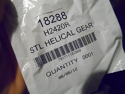 BOSTON STL HELICAL GEAR H2420R  Pitch: 24'' Pressure Angle: 14.5° Steel  20 Tee