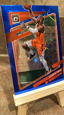 2021-22 Panini Donruss Optic - Blue Velocity Prizm #115 Chris Paul