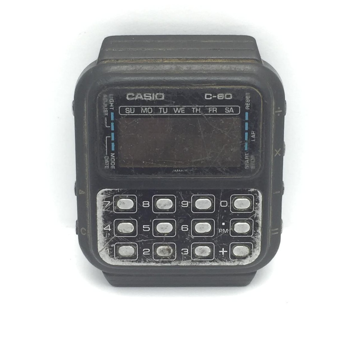 CASIO C-60 calculator デジタル腕時計 Casio C-60 Calculator Watch Watch Module 133 Vintage First