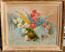 Italian still life painting by noted artist Giuseppe Cocco 1879-1963