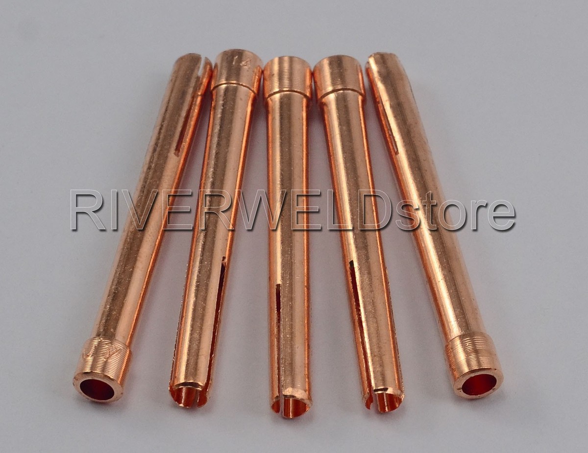 Lot De 10 Pinces TIG 4.0 Mm Référence 54N20 - Compatibles Torches WP-17, WP-18, WP-26
