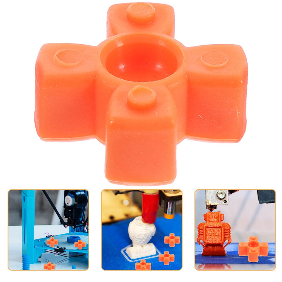 Rubber Spider Insert 20mm Flexible Jaw Coupling Mat Plum Shape Jaw