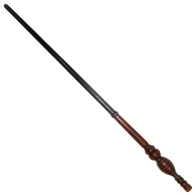 Hand-Turned Cuban Mahogany Harry Potter Wizard Wand – 1st Year Style, Includes Velvet Bag