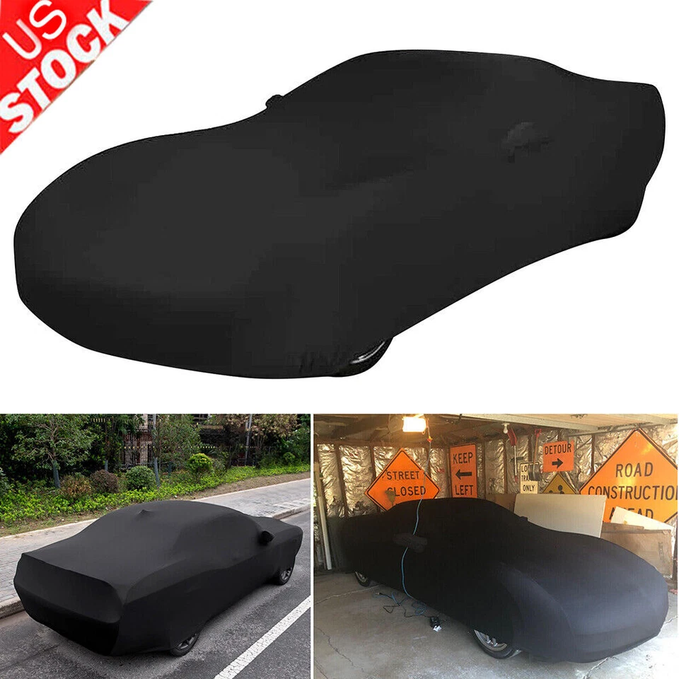 Black Indoor Car Cover Stain Stretch Dustproof For Aston Martin One-77 Foto 2 de 4