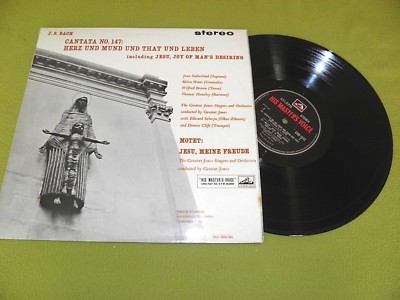 Bach - Cantata No.147 / Motet ''Jesu Meine Freude'' BWV 227 - HMV CSD 1512 STEREO