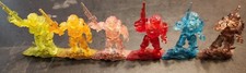 Lote de figuras "Gummy" Halo Mega Construx pintadas personalizadas AC Carter