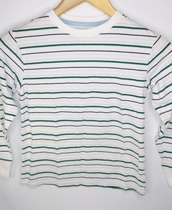 Cherokee White Multi-Color Stripe Long 