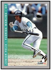 1993 Fleer Final Edition #F-60 Junior Felix Near mint or better