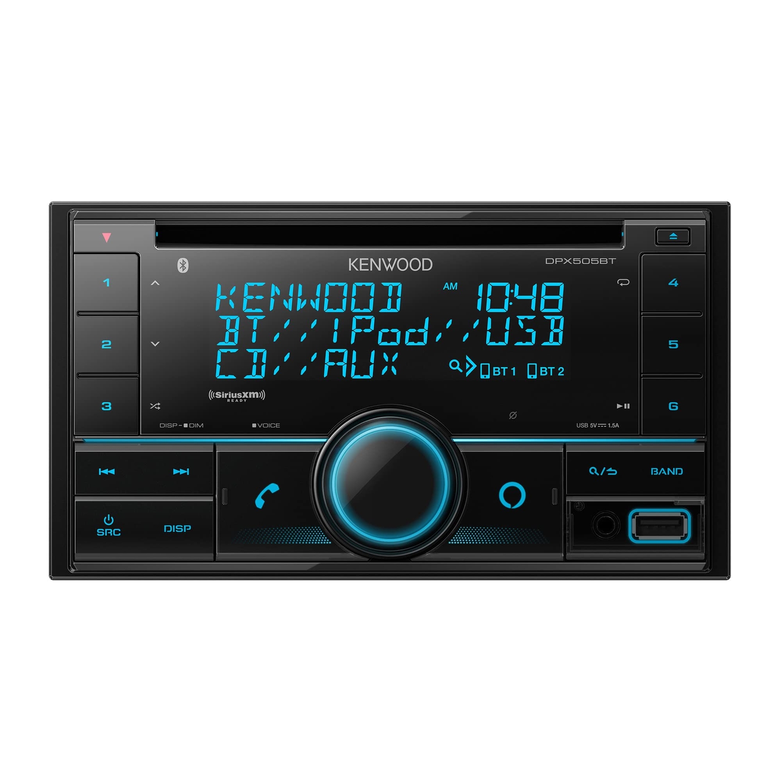KENWOOD DPX505BT AM/FM/CD/Bluetooth Car Stereo | Alexa Compa
