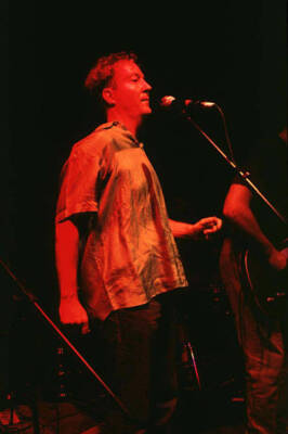 Fred Schneider of B 52s at B 52s at Wetlands 1991 at Wetlands in N - Old Photo