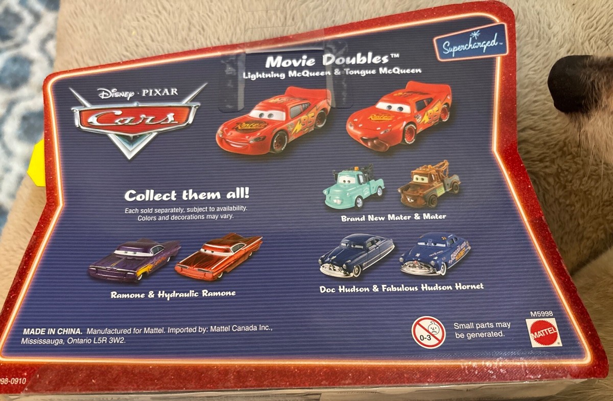 Disney Cars Movie Doubles マックイーン２種類 Disney Pixar Cars Movie Doubles Lightning McQueen & Tongue McQueen