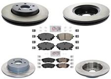 Coated Disc Brake Rotors & Pads for USA Built Models Toyota C-HR 2019-2022