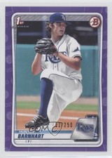 2020 Bowman Draft Purple Border /250 Hunter Barnhart #BD-66 00gy