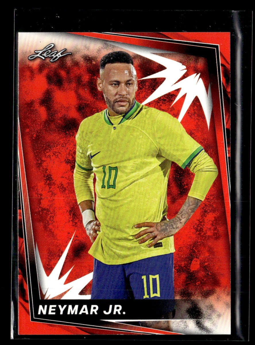 2024 Leaf #6 Neymar Jr. Red card