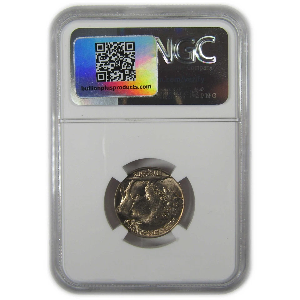 1937 D Indian Head Buffalo Nickel MS 65 NGC Bag Fragment SKU:I22647 - Image 2 of 4
