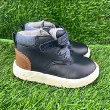 Cat Jack Toddler High Top Sneakers Size 5 Navy Hook Loop