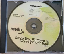 Vintage - Microsoft Visual Studio 6.0 Enterprise Edition