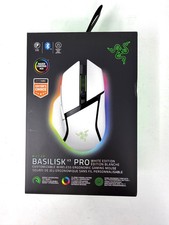 Razer Basilisk V3 Pro White Wireless Gaming Mouse HyperScroll Chroma RGB - NEW