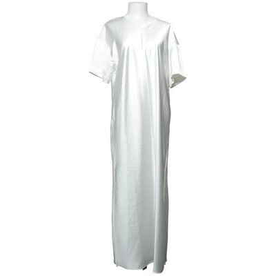 Zara, Maxikleid, Größe: XXL, Weiß, Einfarbig, Satin, Damen #STy