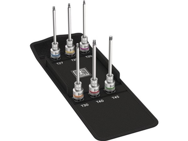 Wera 05004212001 SteckschlüSsel-Satz 8767 C Torx® HF3 9-Teilig 1/2 '' T20 - T60-image
