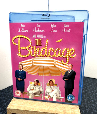 The Birdcage (Blu-Ray, 1996, MGM) Cult Comedy, UK Import, REGION FREE