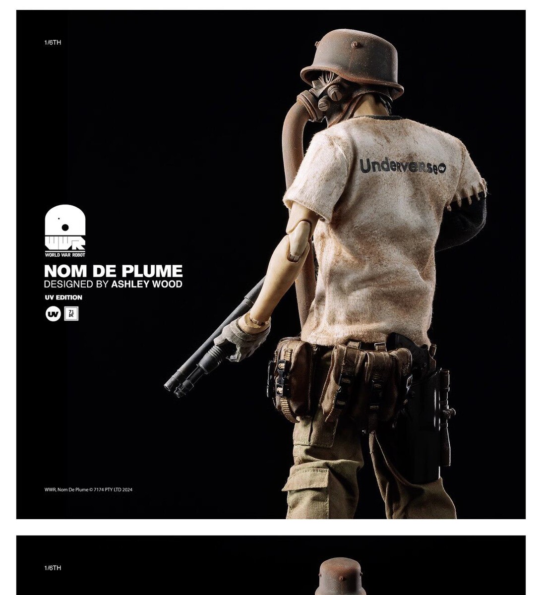 UV Underverse World War Robot 2 Series NOM DE PLUME 1/6 Action