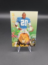 Barry Sanders Detroit Lions 1993 Frontier Sports Gold Signature SUPER RARE Card