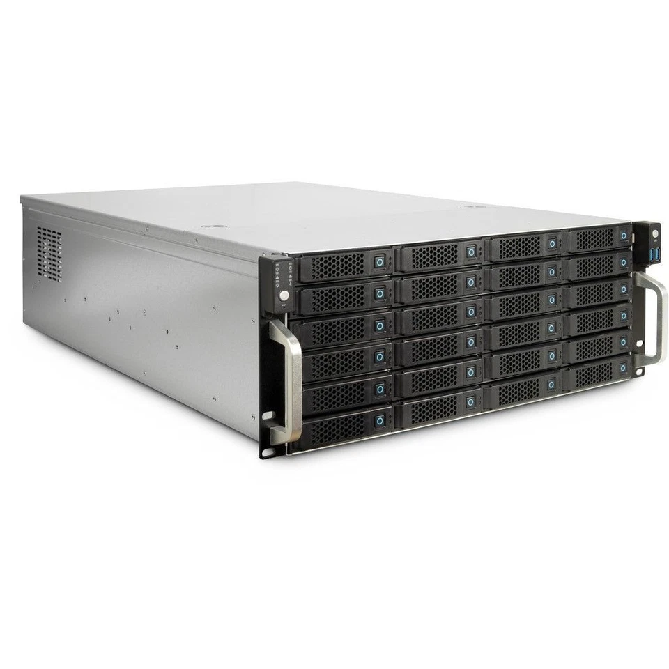 19 Zoll 4HE Servergehäuse, Case, IPC, Storage 4U-4724, o.Netzteil